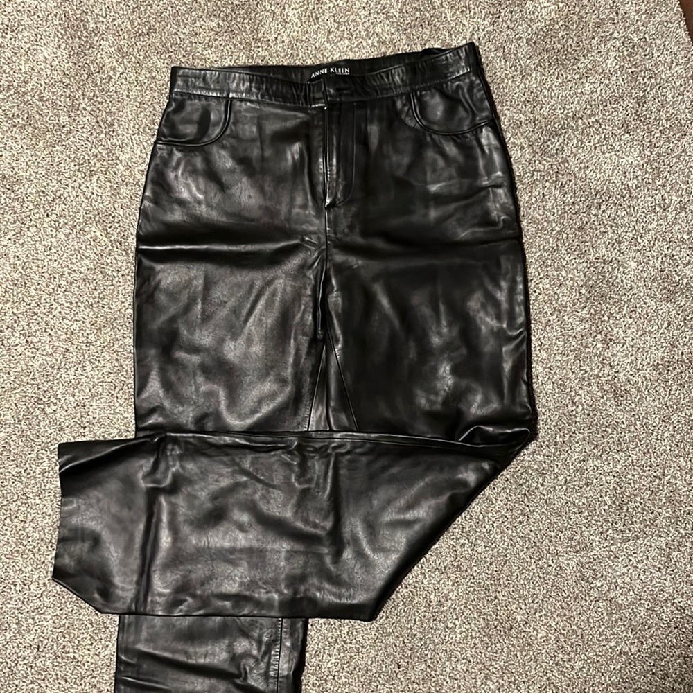 Black Leather Pants